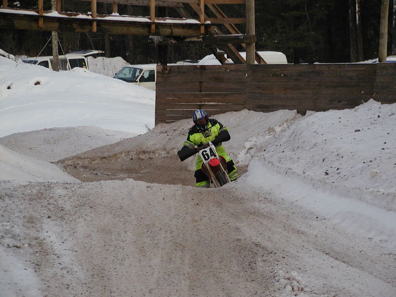 Crossbanan pÃ¥ TjÃ¸me dec. -10
